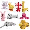 NEXUS - Set da 9 giocattoli per cani in corda di cotone, design carino, giocattolo da masticare resistente per cani piccoli e medi, gioco interattivo N16TOYPROJECT03