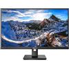 PHILIPS MONITOR PHILIPS LCD IPS LED 27 Wide 279P1/00 4K 4ms MM UHD 1000:1 BLACK PIVOT 2xHDMI DP 4xUSB3.2 USB-C Vesa Fino:30/09 - 279P1/00