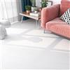 FunStick Pavimento PVC Adesivo Bianco Opaco 30X60CM 5 Piastrelle Adesive Pavimento Cucina Bagno Impermeabile Pavimenti Vinile Adesivo Bianco Adesivi per Mattonelle Adesive Cucina per Muro Bianca