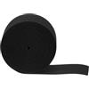 QUARKZMAN 4,55m Nastri Elastici da Cucito 2 (50mm) Lunghezza Cordino Elastico Elasticizzato a Maglia Piatta Fettuccia per Cucire Progetti Fai Da Te Arti Mestieri, Nero