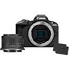 Canon EOS R50 APS-C Mirrorless + RF-S 18-45 f/4,5-6,3 + 2x Batterie (Kit Batteria Aggiuntiva), (24,2 Mp,- Fino a 15fps, DIGIC X, Video 4K UHD Fino 30p, Dual Pixel CMOS Auto Focus II, Disp)