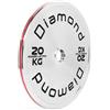 DIAMOND JK DISCO OLIMPICO IN ACCIAIO PER POWERLIFTING 15 KG