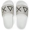 SUN68 GIRL'S SLIPPERS STRASS LOGO Ciabatte Bambina