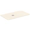 Ideal Standard - Ultra Flat S+, Piatto doccia rettangolare ultrasottile in resina effetto pietra, 140x80cm, Ideal Solid, Scarico lato corto, Sabbia