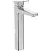 Ideal Standard Ceraplan Miscelatore Lavabo Rialzo per Bagno Blue Start, con Piletta e Scarico Grande, Altezza Sotto Beccuccio 24,7 cm BD239AA