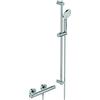 Ideal Standard - Ceratherm T50, Kit doccia con miscelatore termostatico, Set saliscendi doccia, Cromato