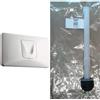 GROHE Piastra di Azionamento, Bianco 37054SH0 & Parte di Ricambio per Cassette di Scarico ad Incasso 42961000