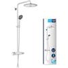 GROHE QUICKFIX | Vitalio Joy 260 | Sistema Doccia con Miscelatore Termostatico |Cromo | Con mensola porta oggetti | ‎26403002