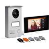 SCS Sentinel - PVF0046 - Videocitofono a 2 fili con touch screen da 4,3 - Videocitofono, campanello, staffa da parete, adattatore, viti e fissaggi - VisioDoor 4.3+ RFID