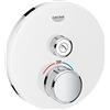 Grohe 29150LS0 Miscelatore Termostatico a 1 Via, Bianco, Rotondo