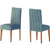 Martina Home Pack di 2 federe Schienale 24x30x6 cm Blu