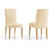 Martina Home Confezione da 2 coprisedia Schienale Indiana Camel