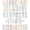 Sizzix Bollettino alfanumerico Sizzix Set di Fustelle Thinlits 43PK di Tim Holtz, 666281