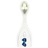moses. libri_x Lumi Plus Jane Austen - Lampada a morsetto con dimmer, luce LED a libro bianco con silhouette blu