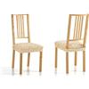 Martina Home - Coprisedia per Sedia ASIENTO Cammello