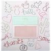 Rayher Happy Jig tavoletta per filo metallico, We R Memory Keepers, 100 pezzi, 19 x 17 cm, per creare parole, forme, graffette, decorazioni, scrapbooking e fai da te, 50114000