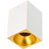GTV lighting Plafoniera TENSA, alluminio, 96 x 140, IP20, GU10, rotonda, bianco