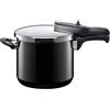 Silit Sicomatic T-Plus Pentola a Pressione in Silargan, 6.5 l, Nero