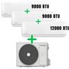 comfee by midea italia - Trial Condizionatore a muro multisplit 3FB-27K+CF-CFW09A IU+CF-CFW12A IU 9000+9000+12000 BTU - Classe E