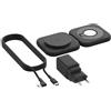 Belkin BoostCharge Pro Qi2 15W Caricatore wireless pieghevole 2 in 1 per smartphone e smartwatch