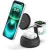 Belkin Qi2 3-in-1 Wireless Charger 25W Ricarica Rapida per iPhone, Apple Watch e AirPods