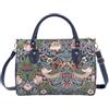 Signare Borsone da donna con motivo floreale e creature (ladro di fragole blu)