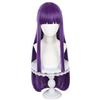 ZGNGLIZ Parrucca per cosplay anime congelamento per Sousou No Frieren, lunghe parrucche bianche argentate con 2 code di cavallo rimovibili per donne e ragazze (congelamento)