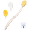 LFJ Spugna Doccia, Spazzola Schiena Doccia Applicatore Spalma Crema Schiena