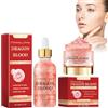 Dyceittdia Crema al Sangue di Drago, 30ml Siero Antirughe al Sangue di Drago e 50g Crema idratante al Sangue di Drago, Riduce la Pigmentazione e le Rughe Sottili, serums1