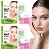 Eniyou 60 Pezzi Strisce Depilatorie Viso Striscette Depilatorie Viso Strisce Ceretta Corpo Include 8 Salviette Calmante Post-Ceretta per Labbra Superiore e Sopracciglia