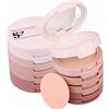 FantasyDay 5 Colori Ultra-Coprente e Opacizzante a Lunga Tenuta Fondotinta In Polvere Set di Trucchi Kit Bellezza Cosmetici Kit per Viso - Waterproof e Idratante Fondotinta Makeup Set