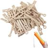 Kiuiom 50 Pezzi Elastici Strumento Parrucchiere,Bigodini Permanente Per Capelli Ondulati,Elastic Hair Curlers Strumenti Styling,DIY Hairdressing Tool For Girls,Fai Te Utensili Parrucchiere Per Donne,Kiuiom