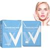 Dyceittdia Maschera V-Lift, 5pcs Maschera Rassodante per il Doppio Mento, Maschera Viso Rassodante V-Firming, Maschera Rassodante per il Viso, Rassodamento della Pelle, mask1