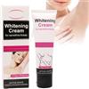 J TOHLO Crema Sbiancante Naturale Ascellare,Crema Sbiancante per Corpo,Crema Schiarente,per Ascelle, Ginocchia, Gomiti, Aree Sensibili e Private Sbianca, Nutre, Ripara e Ripristina la Pelle 50ML