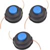 Ysislybin Testina Ricambio Trimmer, 3PCS Accessori Per Trimmer Testina Ricambio,Decespugliatore T25 Testina a Filo 10mm Doppia Linea per Husqvarna 122LDX 124L 125L 125LDX 128L 128LD 128DJX