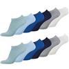 TOM TAILOR Calzini da ginnastica - comodi calzini unisex - Calzini per l'uso quotidiano e il tempo libero blu mix 43 - 46 - in pratica confezione da 12 pezzi, Mix blu, 43-46