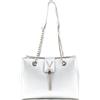 Valentino by Mario Divina - Borse a spalla Donna, Argento, 9.5x23x30 cm (B x H T)