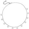 Beloved ❤️ Collana girocollo stretto da donna in acciaio - con 11 charms pendenti - lunghezza regolabile chiusura con moschettone (Quadrifoglio, Silver)