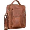 STILORD Otis Borsa a tracolla piccola pelle uomo Borsa messenger da uomo Borsa a tracolla da uomo Borsa a tracolla cross da uomo Colore:andorra - marrone