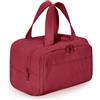 Bagsmart Trousse da Viaggio per Donne, Grande, Borsa da Toilette a Grande Apertura per Donne, Trousse Cosmetica con Manico per Organizer di Accessori, Prodotti Essenziali, Articoli da Toilette