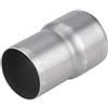 Tbest Adattatore per silenziatore, adattatore di scarico per motocicletta, adattatore per tubo di scarico per motocicletta 51 mm a 60 mm Connettore per silenziatore in acciaio inossidabile