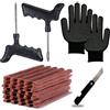ZDQC 39 Pezzi Set Riparazione Pneumatici Auto,Kit Riparazione Pneumatici Tubeless,Riparazione Pneumatici Tubeless,Riparazione Pneumatici Auto,Riparazione Forature Auto