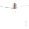 Cecotec Ventilatore da soffitto con luce e telecomando da 52 EnergySilence Aero 5600 Classic Gold&White. Motore DC 40 W, 3 pale, luce LED, timer, 6 velocità, modalità Winter/Summer