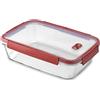 Curver Smart Cook 2,3 l, rettangolare, trasparente/rosso, 2,3 l
