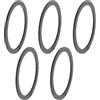 HEROFFIX Spacer per Serie sterzo per Bicicletta 1mm Spacer per Manubrio Bici 28.6mm 1-1/8 Fibre di Carbonio Nero Opaco 5 Pezzi