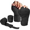 YNR Fasce per le mani da boxe, bende, guanti interni Chiusura extra larga, protezione per il pugno del polso per uomini, donne e bambini, boxe MMA, allenamento fitness in palestra (rosso)