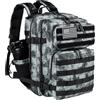 LHI Zaino Tattico Militare 25/35 litri con Sistema Molle - Per Trekking, Ciclismo e Attività Outdoor Uomo/Donna (Design Esercito Italiano) - Mimetica viola