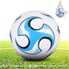 pwavum Pallone da calcio taglia ufficiale 4, calcio per bambini, unisex, professionale, in pelle, taglia 4, allenamento, per interni ed esterni, per ragazzi e adulti