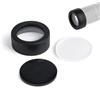 GLECTICAL Coperchio per Lente Torcia Tattica, M300W/M600W/M340W/M640W/X300/26mm Paraluce per LED Tattica, Protezione Lente Copriobiettivo Torcia Copertura Protettiva per Lenti della Torcia