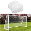 BuyWeek Rete da Calcio, 3x2m Rete per Porta da Calcio in Polipropilene Sostitutiva da Calcio per Allenamenti di Partite (10x6,5 Piedi)